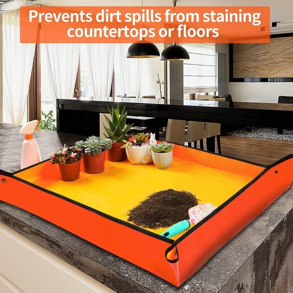 Gardening Gift: Large Repotting Mat for Plant Soil Control