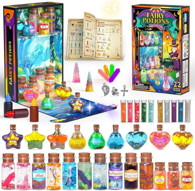 Magic Potion Making Kit for Kids - 22 Fairy Potions Set