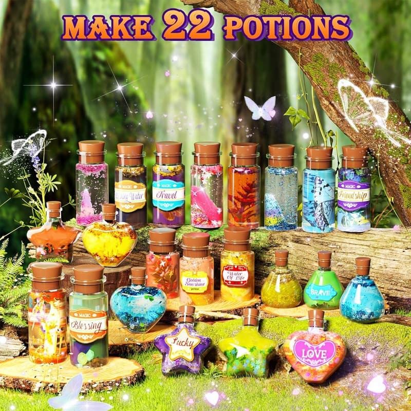 Magic Potion Making Kit for Kids - 22 Fairy Potions Set