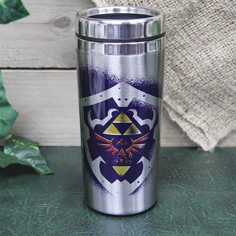 The Legend of Zelda Stainless Steel Travel Mug for Gamers