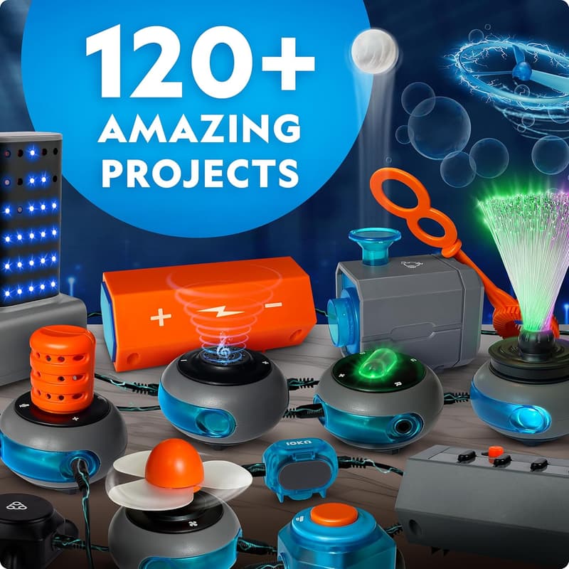 STEM Circuit Maker Kit for Kids - 120 Electronic Projects