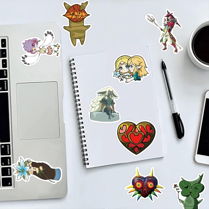 Zelda: Tears of the Kingdom 50 Pcs Vinyl Stickers Set