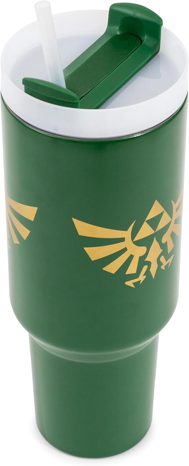 Legend of Zelda Hylian Crest 40 oz Metal Travel Tumbler