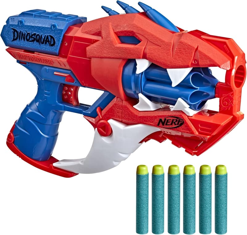DinoSquad Raptor-Slash Dart Blaster with 6-Dart Drum