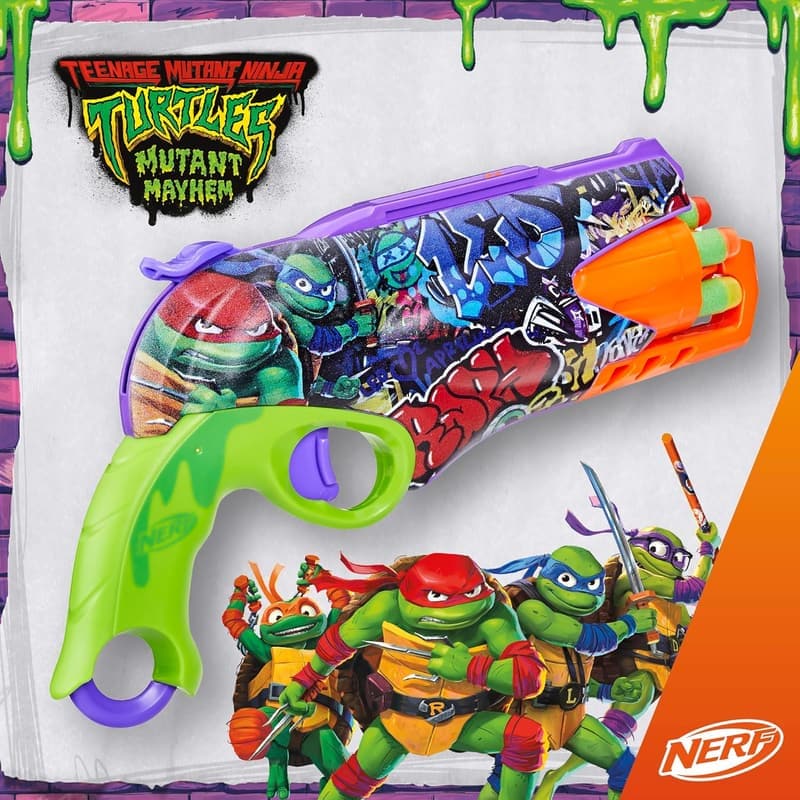 Nerf Teenage Mutant Ninja Turtles Foam Blaster with 10 Darts