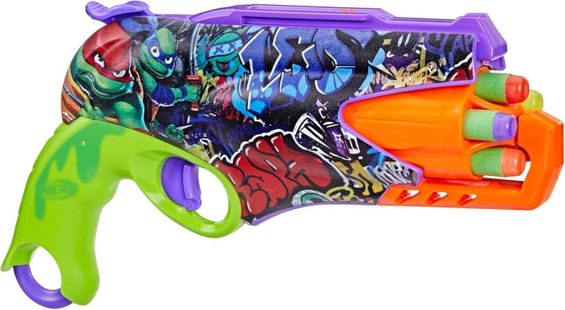 Nerf Teenage Mutant Ninja Turtles Foam Blaster with 10 Darts