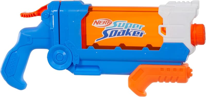 Nerf Super Soaker Flip Fill Water Blaster – 30 oz, 4 Spray Styles