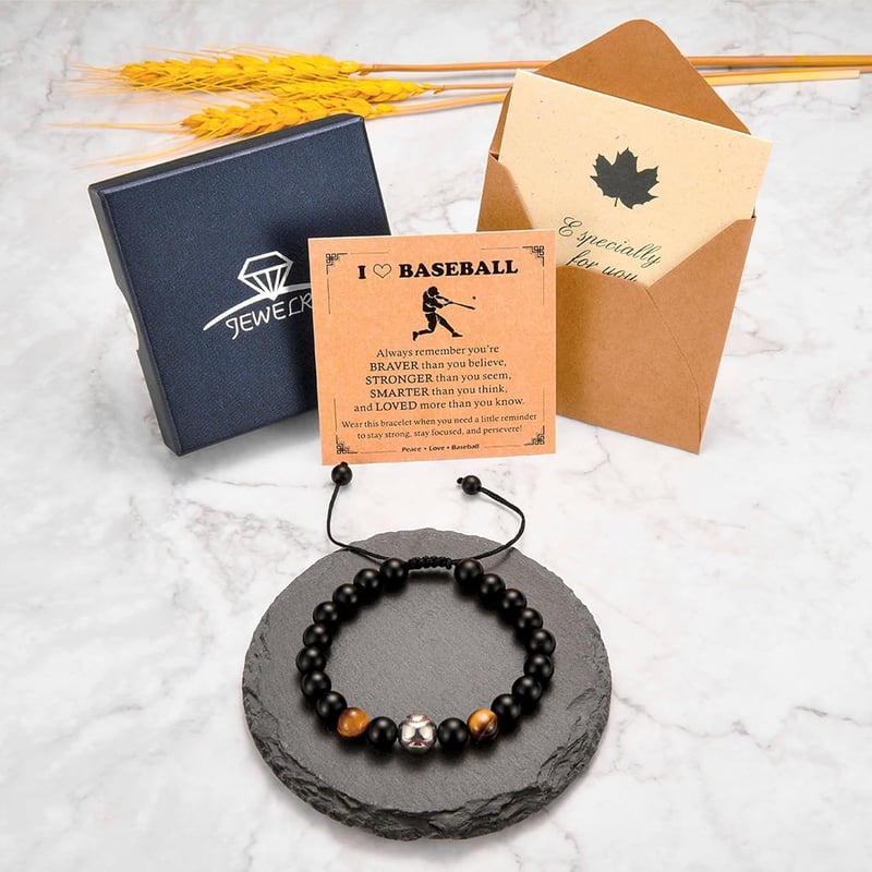Teen Sports Bracelet Gift for Boys - Soccer, Basketball, Baseball