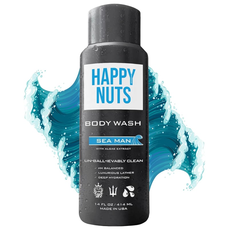 Moisturizing Men's Shower Gel with Deep Cleanse for Sensitive Skin