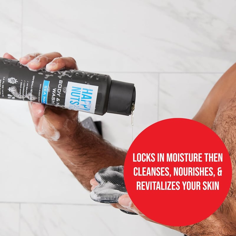Moisturizing Men's Shower Gel with Deep Cleanse for Sensitive Skin