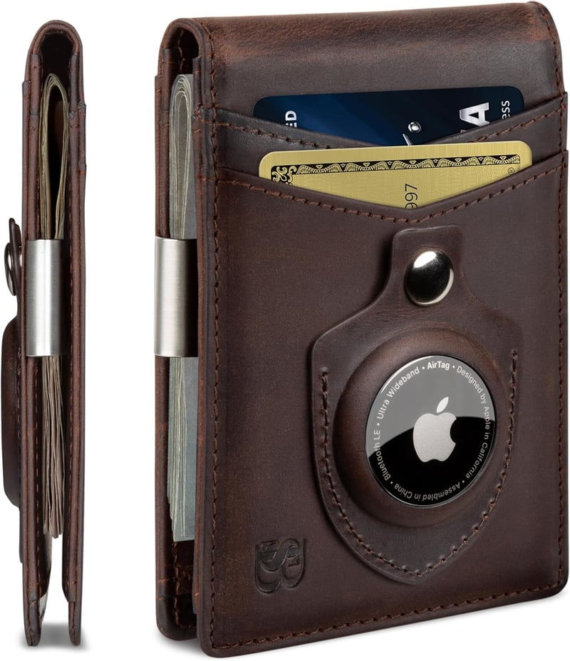 Slim RFID-Blocking Money Clip Wallet for Men
