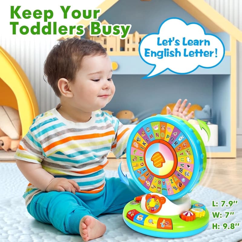 Musical Spin & Sing Alphabet Zoo – Educational Toy for Toddlers