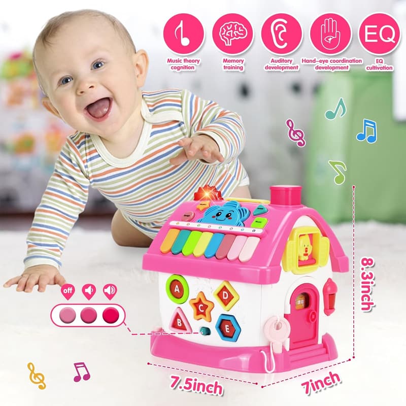 Montessori Musical Educational Toy for Toddlers 1-2 Years