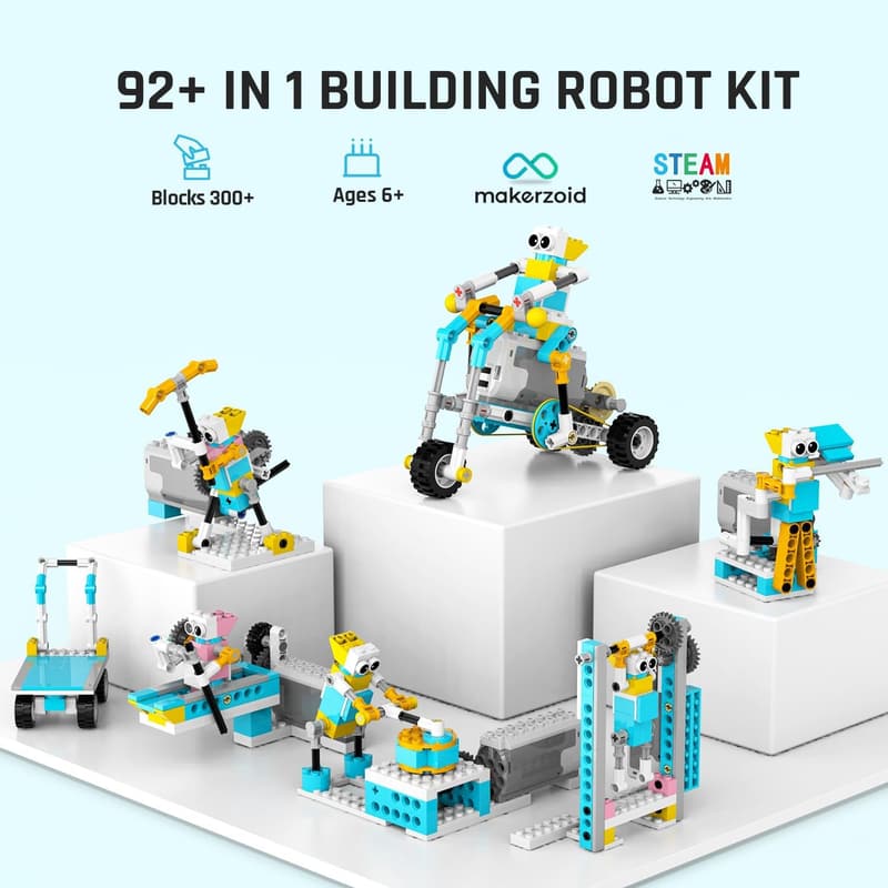72-in-1 Robot Building Kit - Educational DIY Toy for Kids 6+