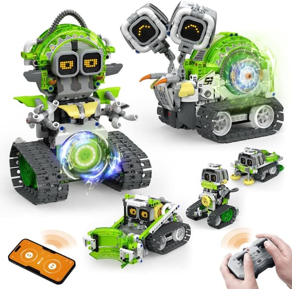 STEM Coding Robot Building Set for Kids, 478pcs, Ages 6-12
