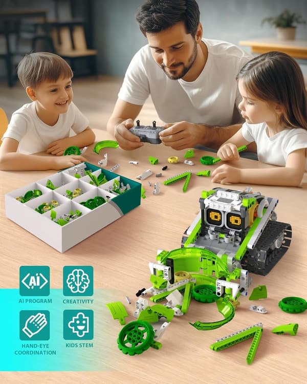 STEM Coding Robot Building Set for Kids, 478pcs, Ages 6-12