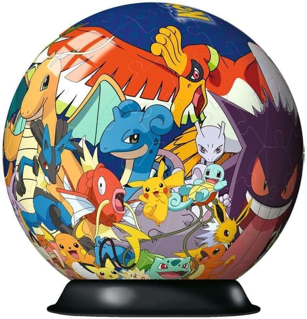 Pokemon 3D Jigsaw Puzzle Ball - 72 Pieces for Kids Ages 6+