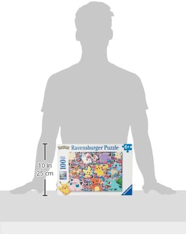 Pikachu XXL 100-Piece Jigsaw Puzzle for Kids 6+