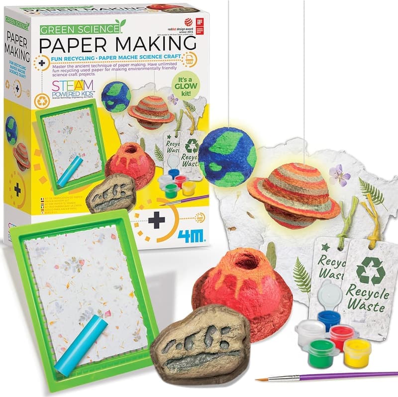 DIY Paper Making Kit for Kids - Eco-Friendly Craft Set