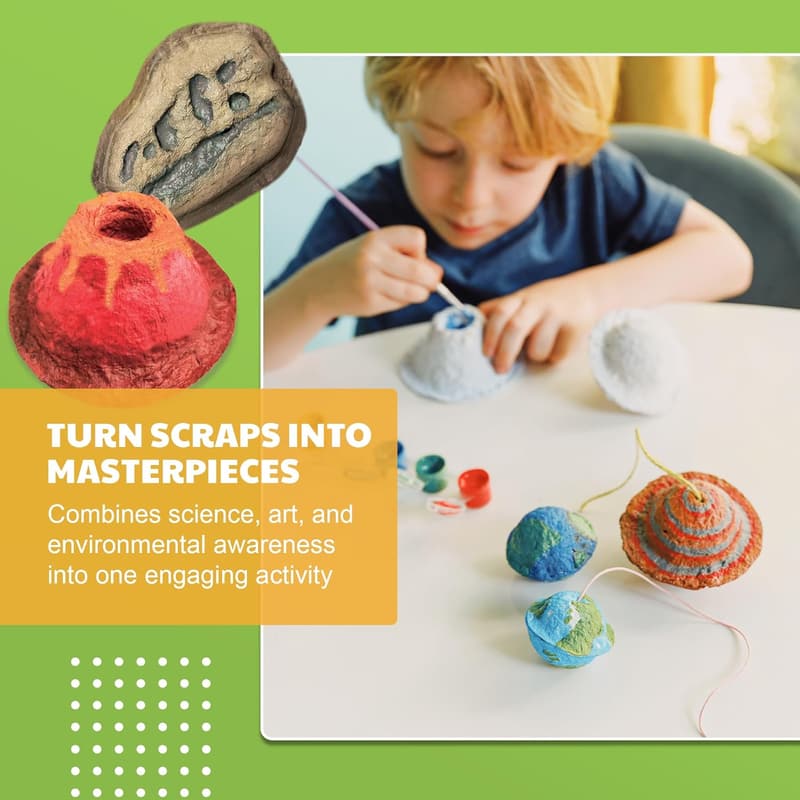 DIY Paper Making Kit for Kids - Eco-Friendly Craft Set