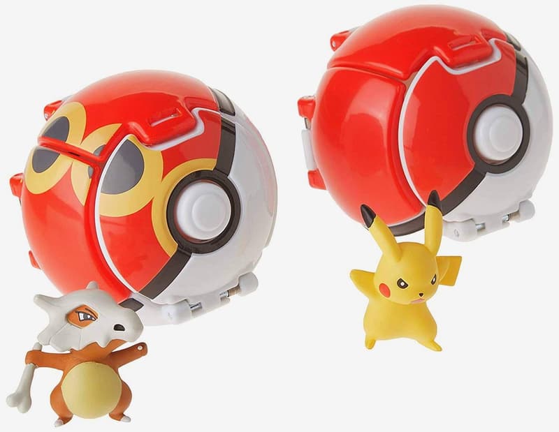 Pokémon Duel Figure Set: Pikachu & Cubone Balls
