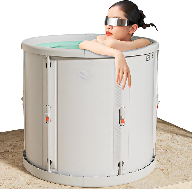 Folding Portable Bathtub for Athletes – Cold Plunge & Hot Bath