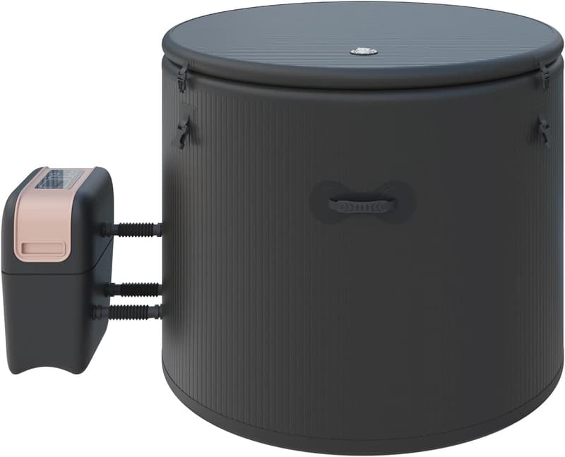 Portable Inflatable Hot Tub Spa with Insulated Cover