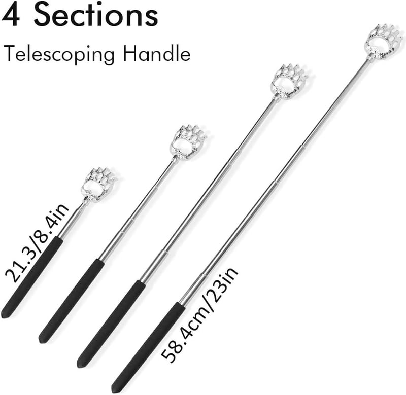 Portable Extendable Bear Claw Back Scratcher for Dad