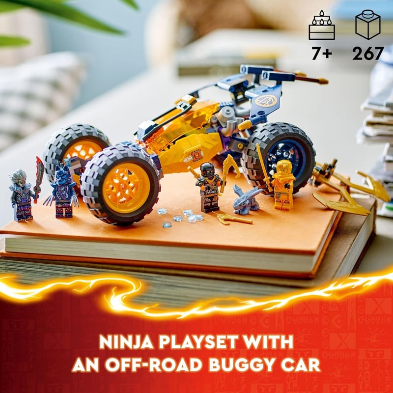 LEGO NINJAGO Arin's Off-Road Buggy Building Set for Kids