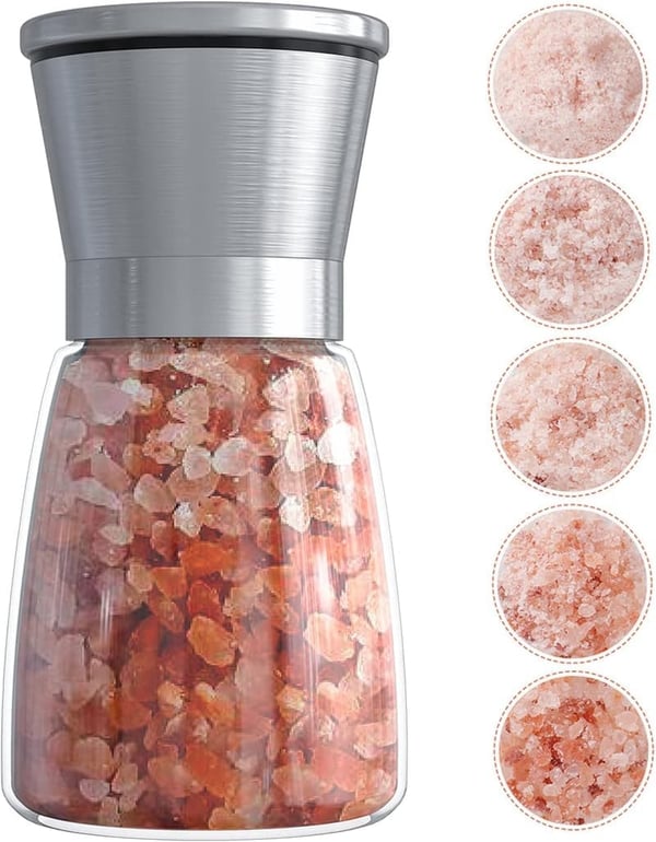 Stainless Steel Adjustable Salt & Pepper Grinder with Ceramic Blades
