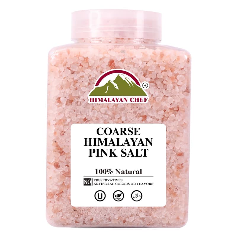 Coarse Pink Himalayan Salt - 5 lbs Refill Jar