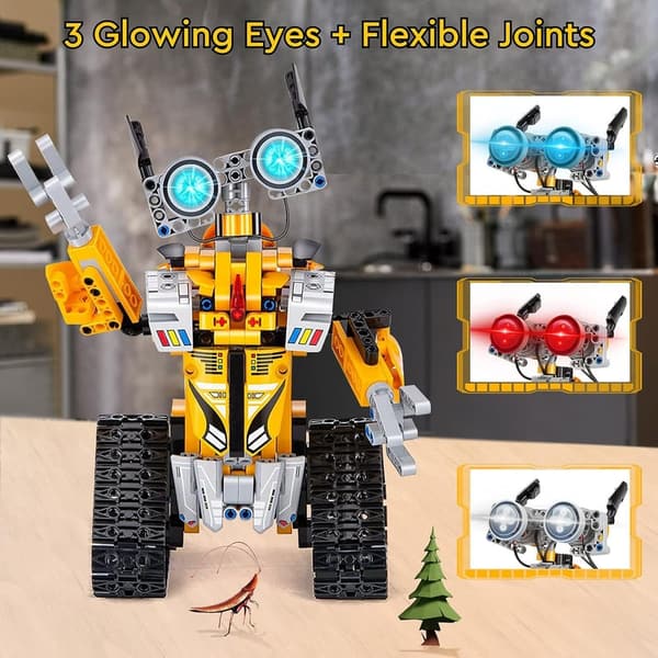 STEM Robot Building Kit with Remote Control for Kids Age 8-13