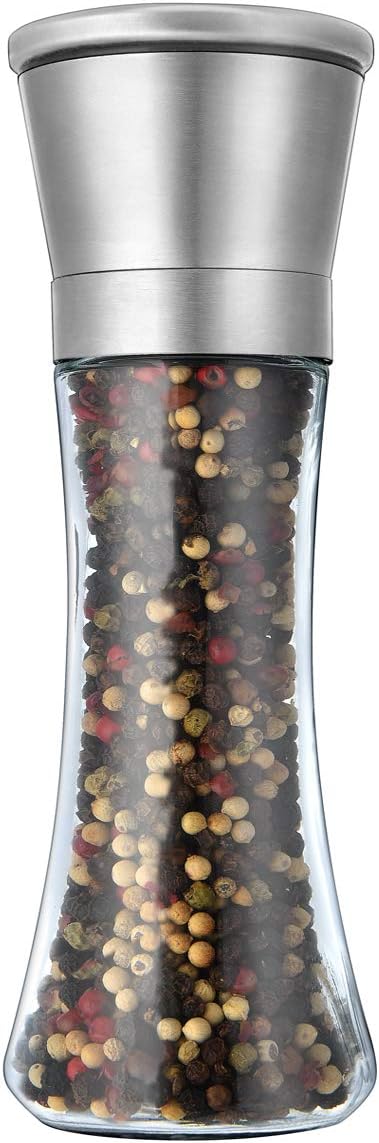Adjustable Ceramic Spice Grinder with Stainless Steel Cap - 6oz