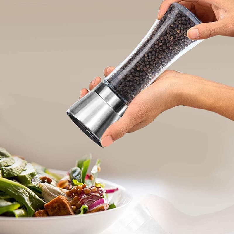 Adjustable Ceramic Spice Grinder with Stainless Steel Cap - 6oz