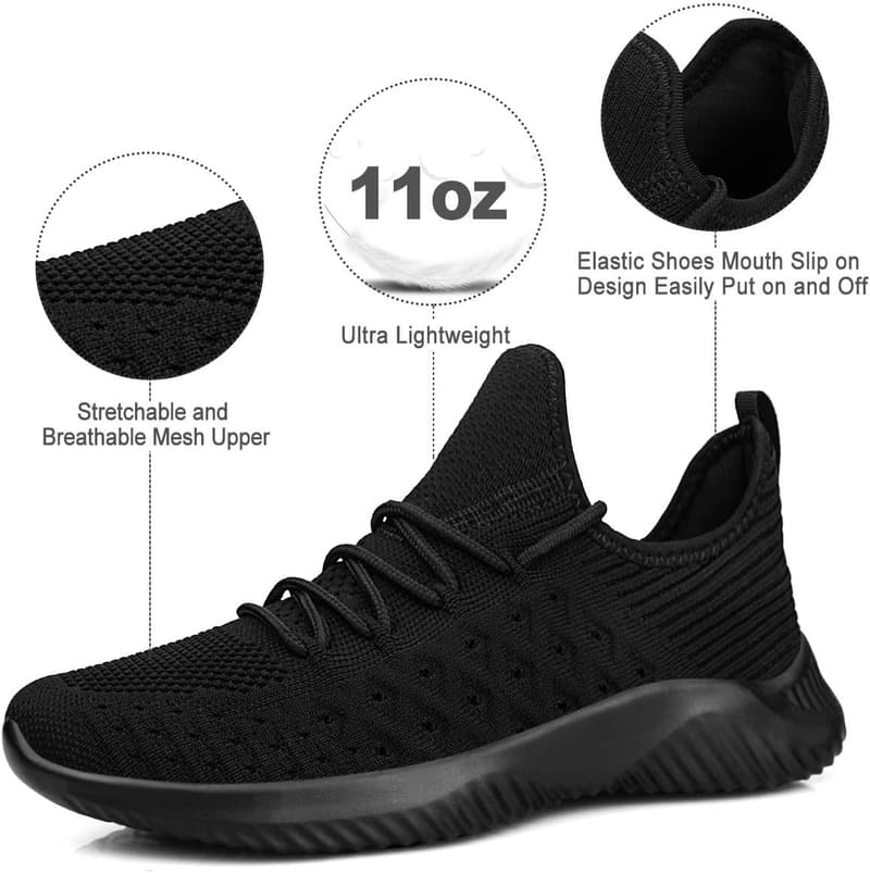 Lightweight Breathable Slip-On Walking Shoes for Women