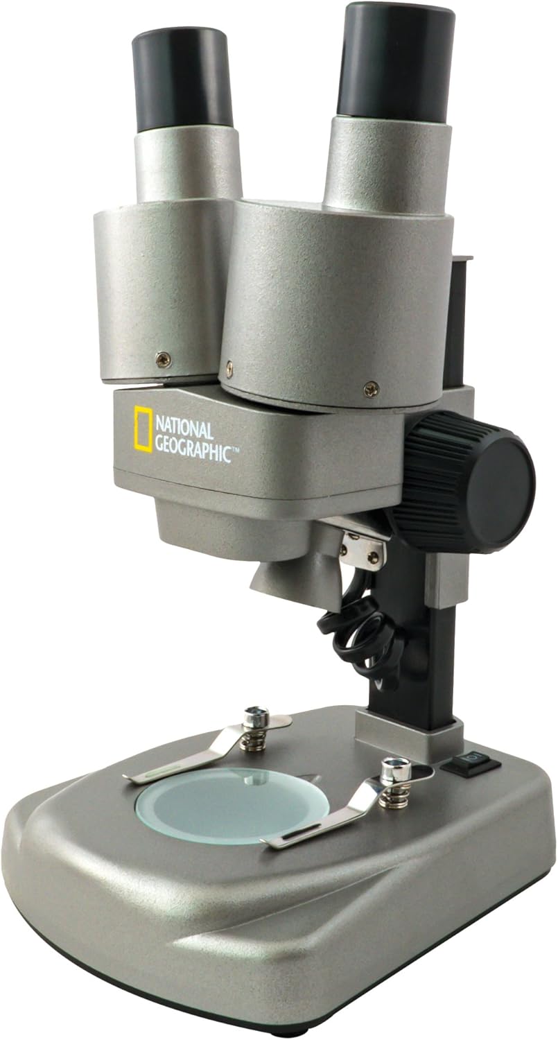 Kids Microscope Science Kit with 10 Slides for Ages 8-12