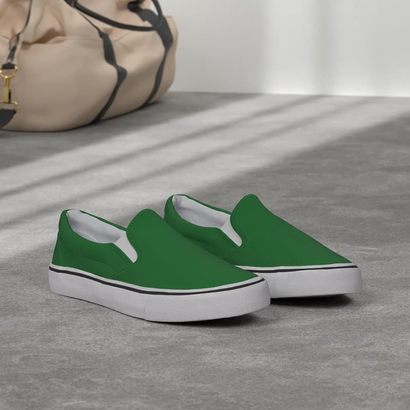 Casual Women's Low-Top Slip-On Canvas Sneakers