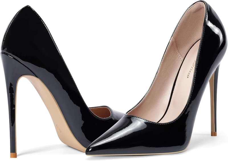 Women’s 4.7” Pointed Toe Matte Stiletto Heels