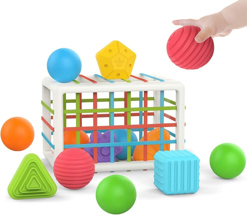 Baby Sensory Developmental Toys for 12-18 Months, Multicolor
