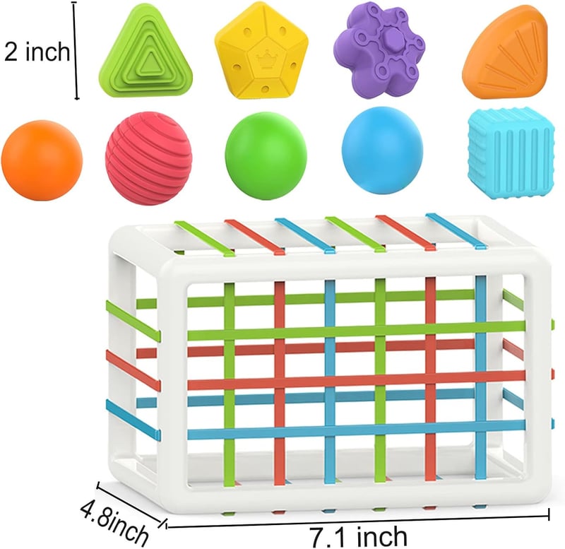 Baby Sensory Developmental Toys for 12-18 Months, Multicolor