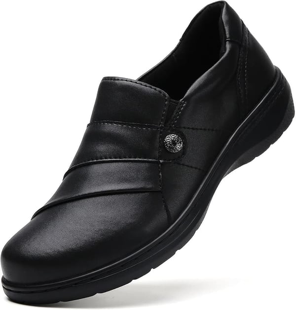 Comfortable Women's Orthopedic Slip-On Loafers for Work
