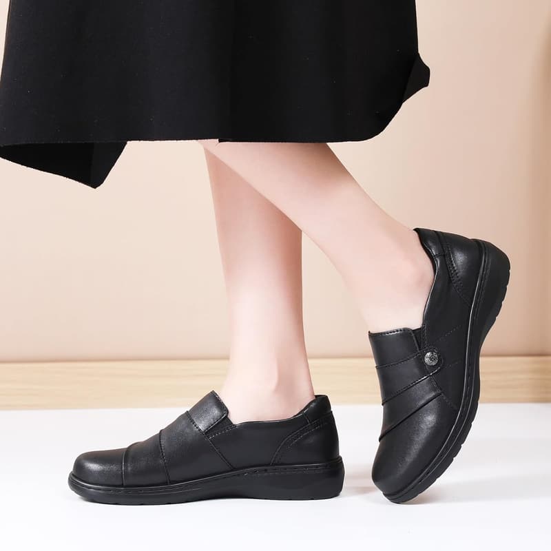 Comfortable Women's Orthopedic Slip-On Loafers for Work