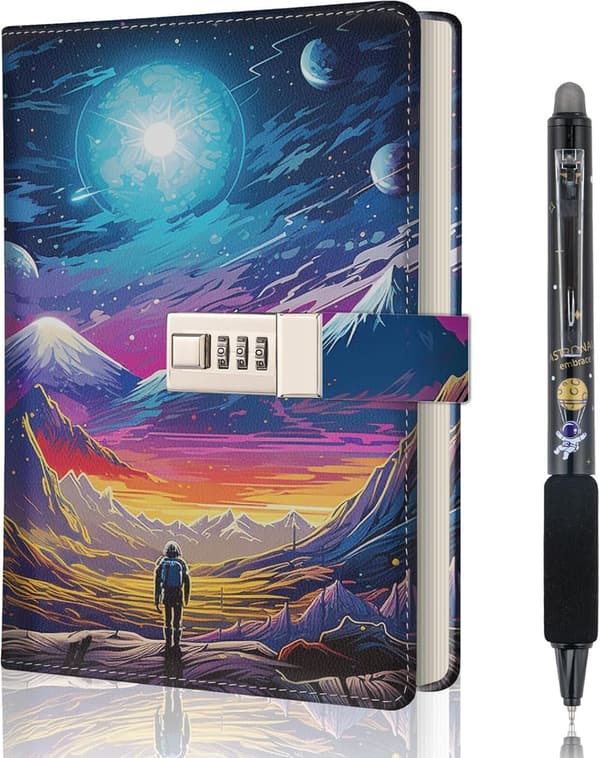Adventure Journal with Lock for Boys Age 8-18