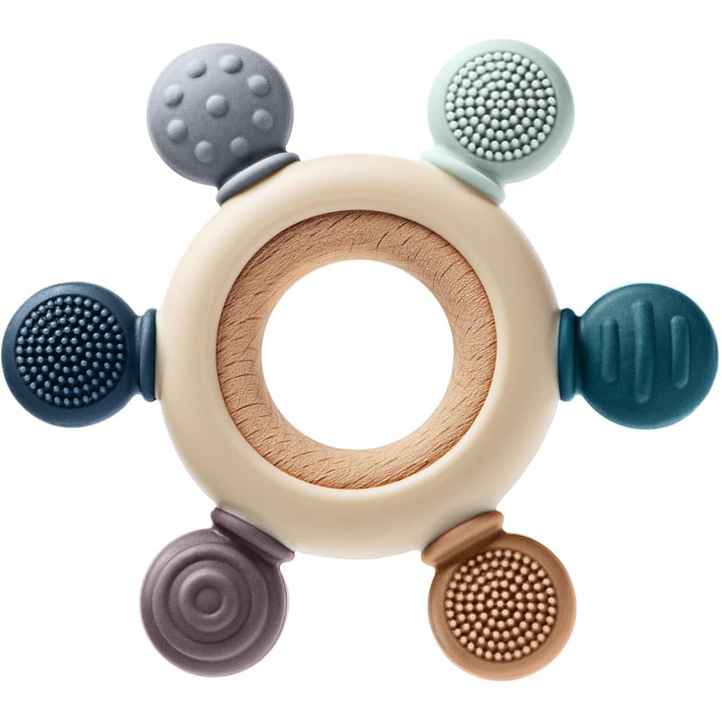 BPA-Free Baby Teething Toys - Sensory Teethers for Infants 0-12 Months