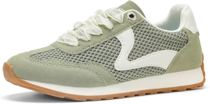 Fashion Casual Women's Platform Sneakers with Gum Rubber Sole