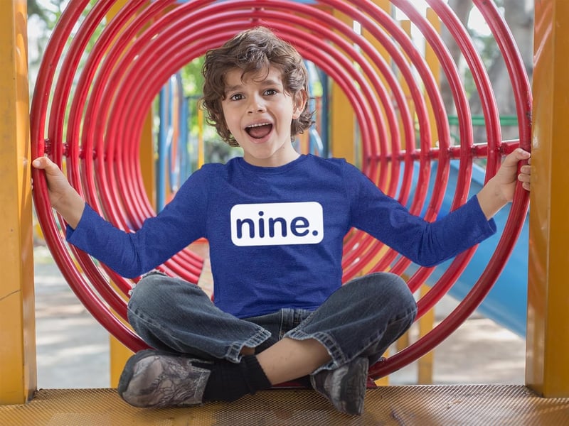 9th Birthday T-Shirt for Boys - Fun Gift for 9-Year-Olds