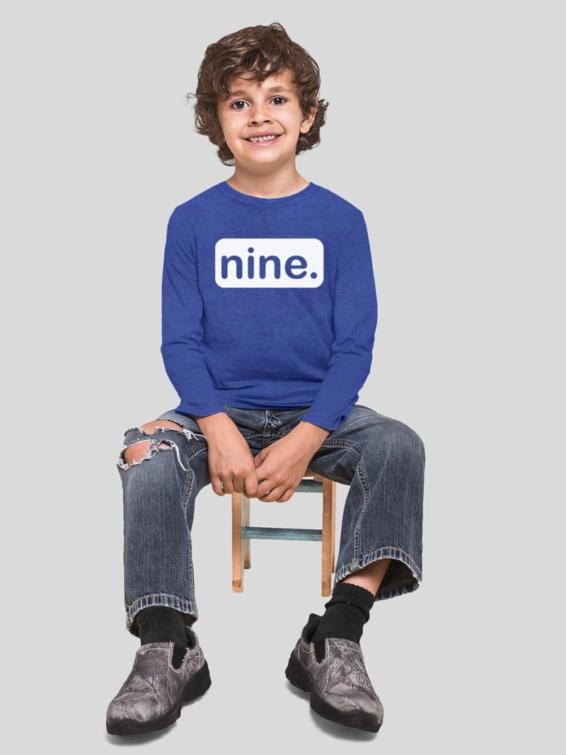 9th Birthday T-Shirt for Boys - Fun Gift for 9-Year-Olds