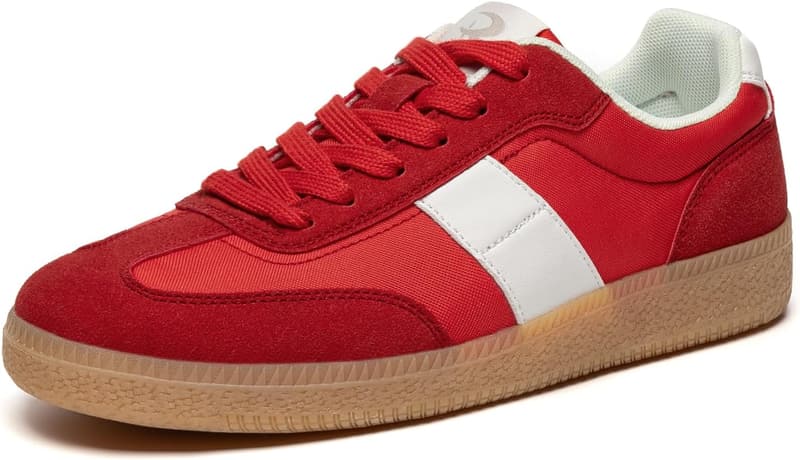 Casual Lace-Up Sneakers for Women - Comfortable Walking Shoes