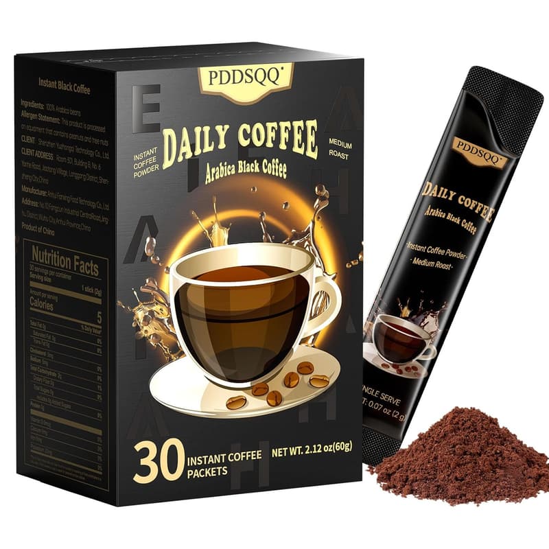 Organic Medium Roast Instant Coffee Packets - 30 Count
