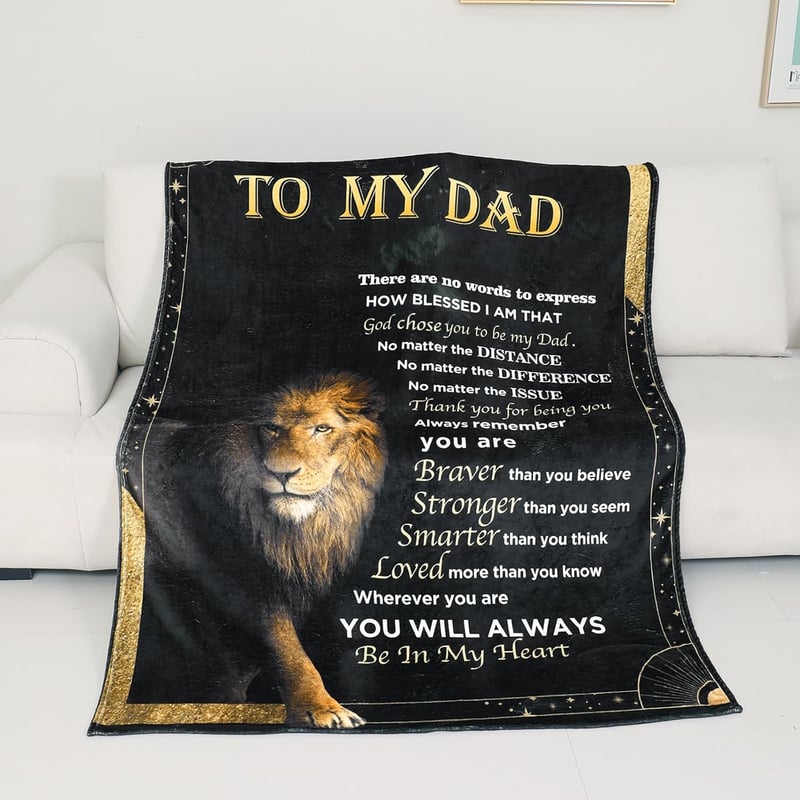 Dad Blanket Gift from Daughter - 50
